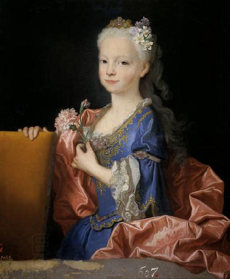Jean-Franc Millet Portrait of Maria Ana Victoria de Borbon oil painting picture